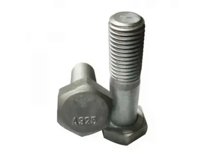 ASTM A325 Heavy Hex Struktur Bolt Karbon Polad Yüksək Dartma Bolt: Polad Konstruksiya üçün Etibarlı Bağlayıcı