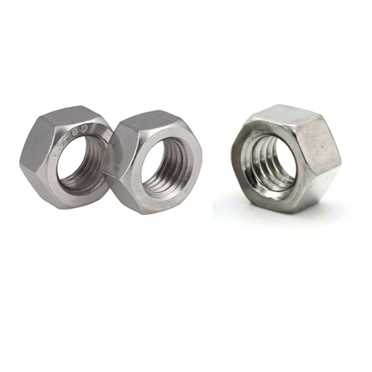 A194 M3 M5 Paslanmayan Polad 304 DIN934 Çin Bolt və Nut İstehsalçısı Hex Nut