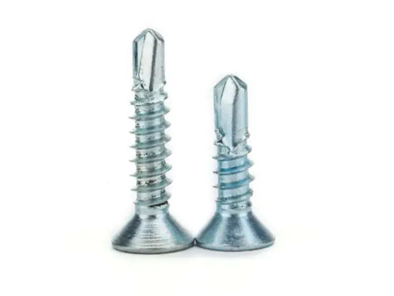 DIN7504P Çapraz girintili havşa başlı özü qazma vinti