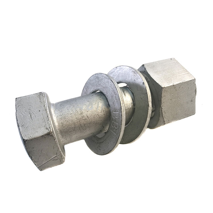 Yüksək Güclü Gr. 8.8 Qr.10.9, Gr.12.9 ASTM A325,A490 Ağır Hex Bolt