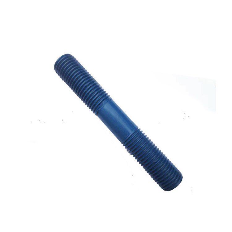 PTFE TEFLON Mavi Cüt Uçlu Paslanmayan Polad 316L 316 304 Çubuq Bolt