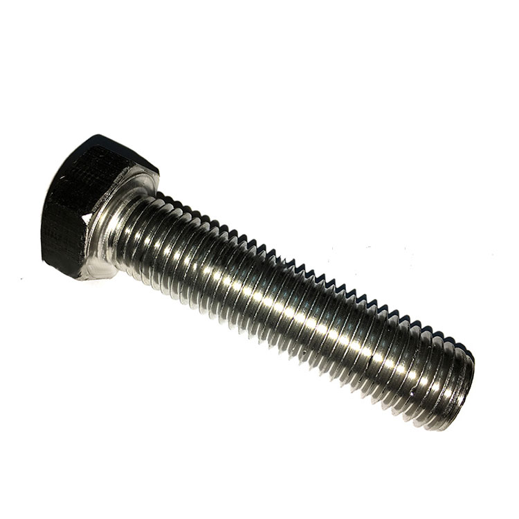 SS304 SS316 SS316L M10 M16 DIN933 ISO4017 Paslanmayan Polad tam sap altıbucaqlı Bolt